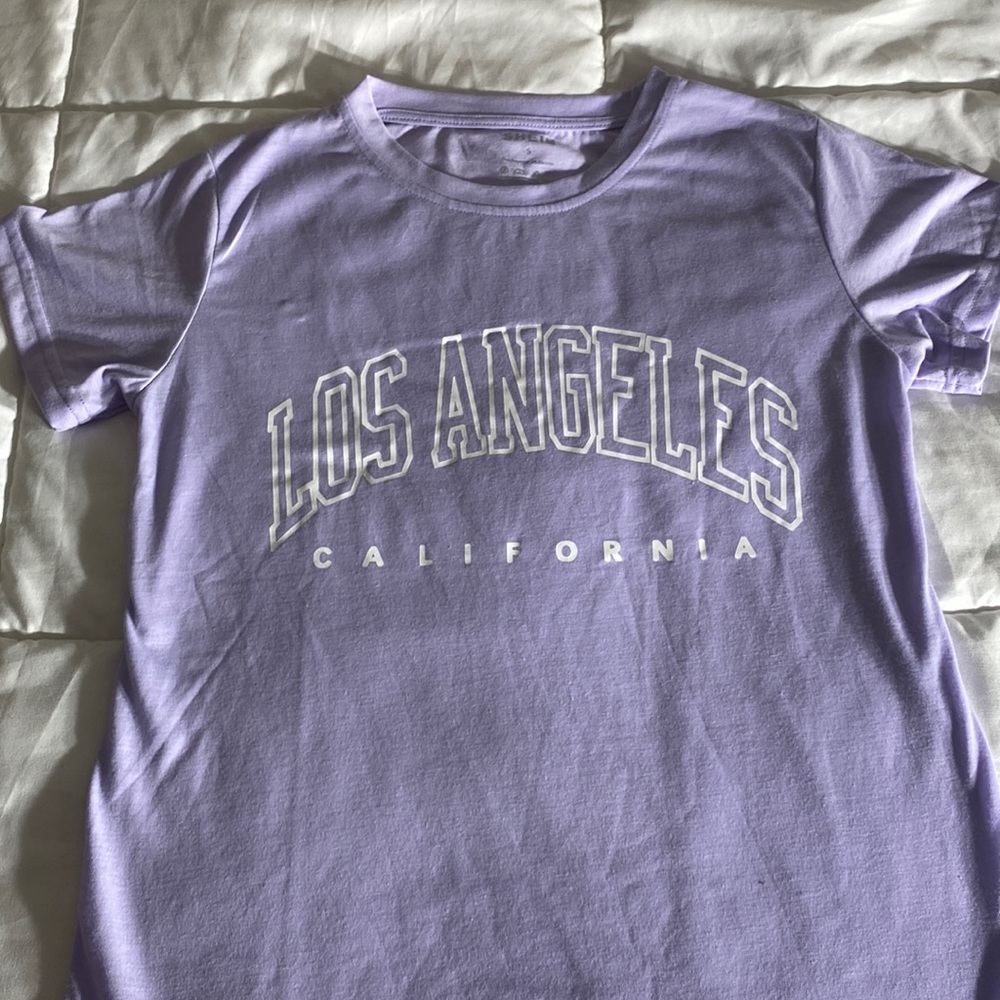 Purple small girls los Angeles shirt
